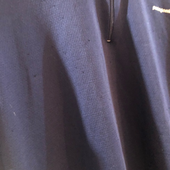 Patagonia Capilene Blue Quarter Zip Sweatshirt - Size Medium - Picture 3 of 8